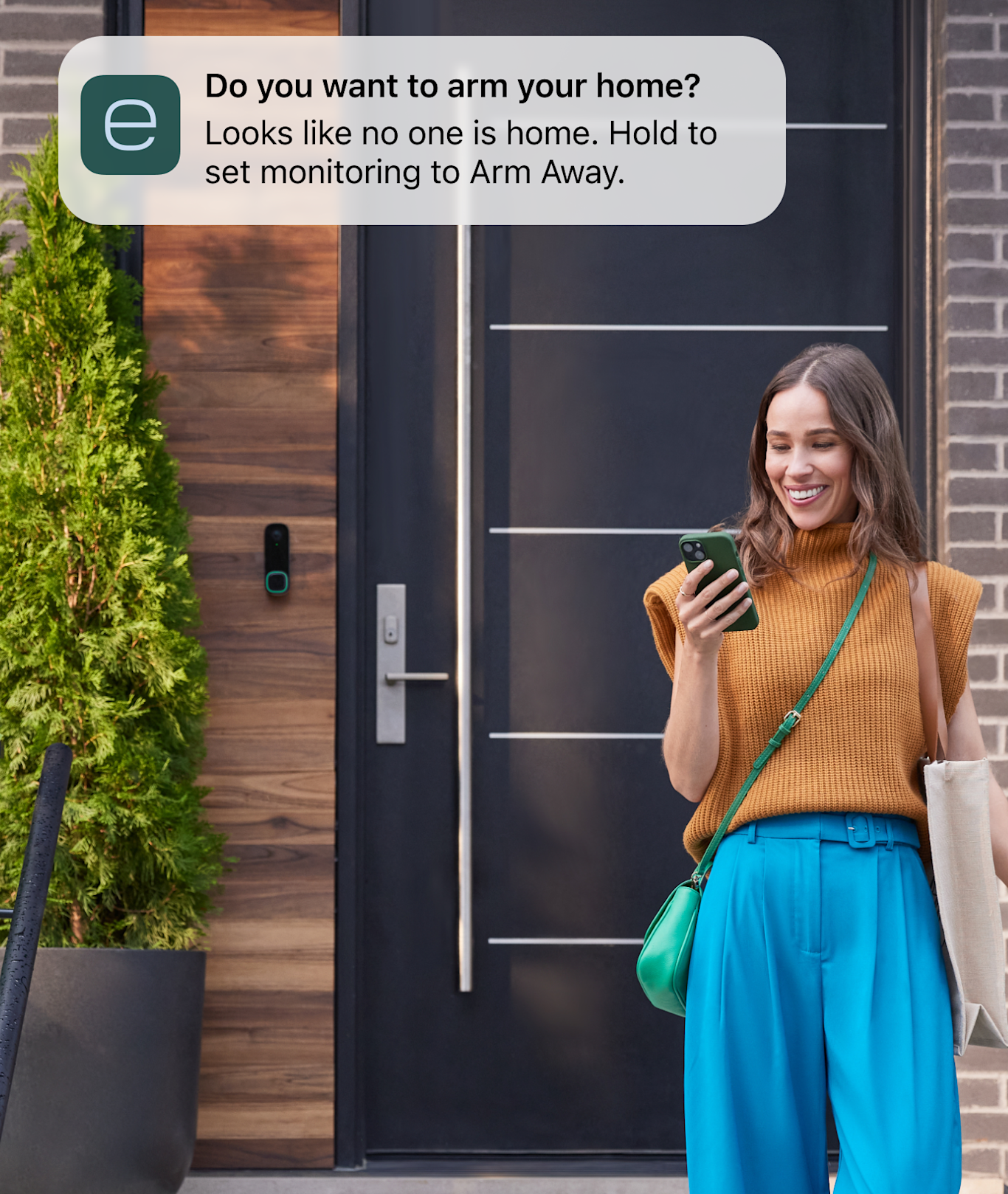 Smart Doorbell Camera (wired) with Smart Security 4